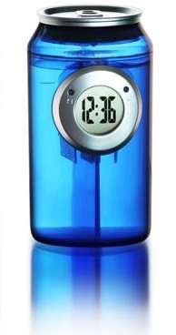WATER CLOCK IN A CAN (WATER POWERED)