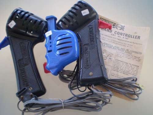 Selection of Vintage Scalextric Hand Controls.