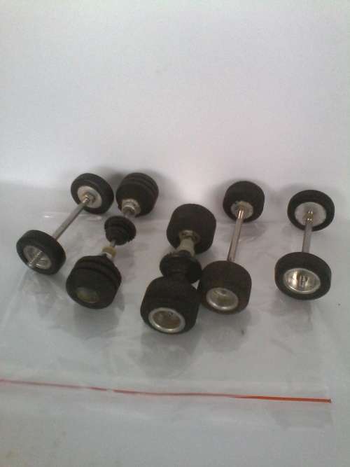 Slot Car Complete Axles x 5