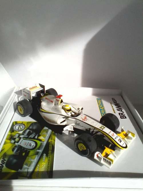 Scalextric C3047A Jenson Button Brawn GP001 Limited Edition no. 4620 of 5000 Mint Boxed
