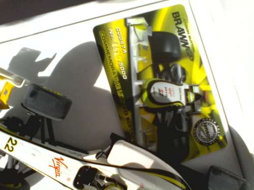 Scalextric C3047A Jenson Button Brawn GP001 Limited Edition no. 4620 of 5000 Mint Boxed