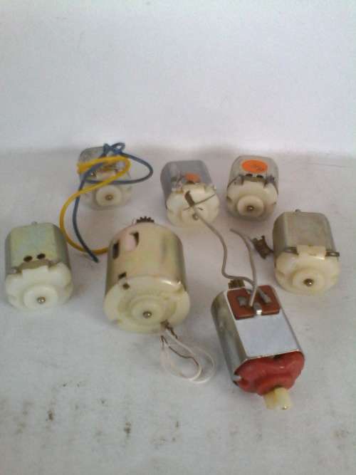 One Lot of Low Voltage Electric Motors x 7