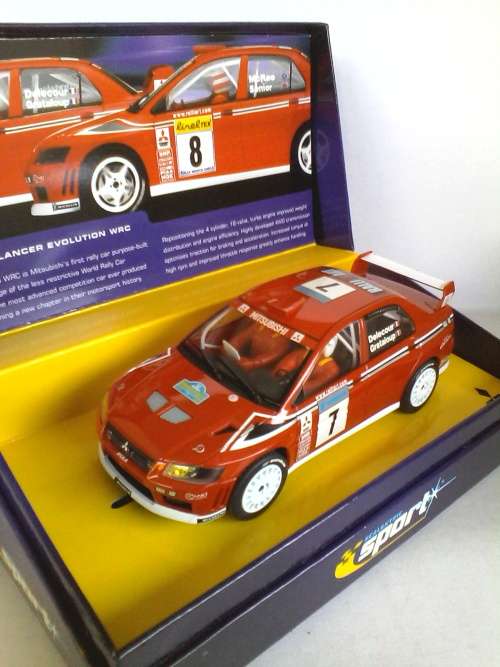 Scalextric Sport C2365 Mitsubishi Lancer Evolution 7 WRC Ltd. Ed. Boxed