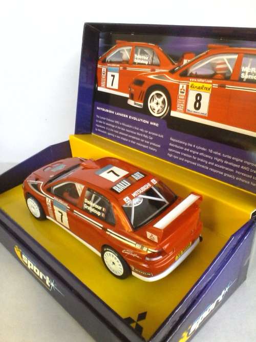 Scalextric Sport C2365 Mitsubishi Lancer Evolution 7 WRC Ltd. Ed. Boxed