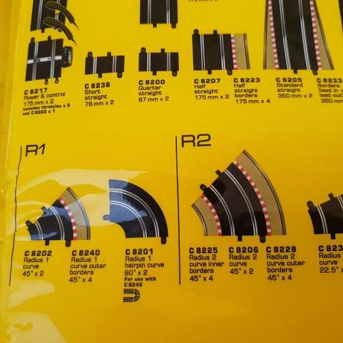 Scalextric Sport Track - 2 x R1 Hairpin Curves Mint Boxed