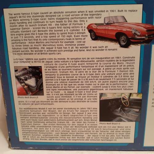 Airfix Jaguar E-Type Model Kit Mint Boxed