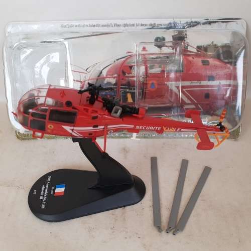 Helicopter Die Cast & Plastic SA-316B Alouette 3 Boxed
