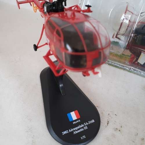Helicopter Die Cast & Plastic SA-316B Alouette 3 Boxed
