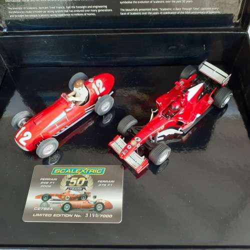 Scalextric C2782A Celebrating 50 Years of Scalextric Commemoration Set Mint Boxed