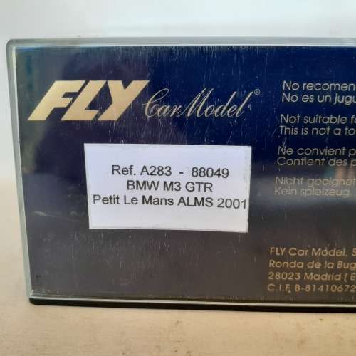 Fly A283 BMW M3 GTR Petit Le Mans ALMS 2001 Boxed