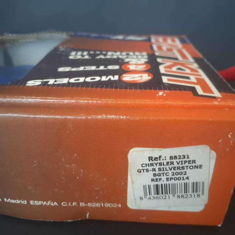 Fly Fast Kit 88231 Chrysler Viper GTS-R Silverstone BGTC 2002 Boxed