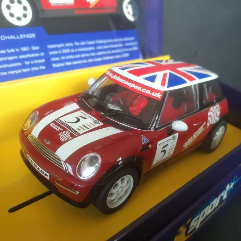 Scalextric Sport C2484A Mini Cooper `John Cooper Challenge` No.5 Ltd Edition Boxed