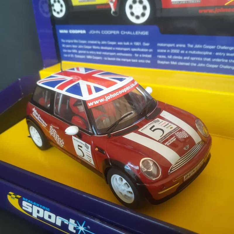 Scalextric Sport C2484A Mini Cooper `John Cooper Challenge` No.5 Ltd Edition Boxed