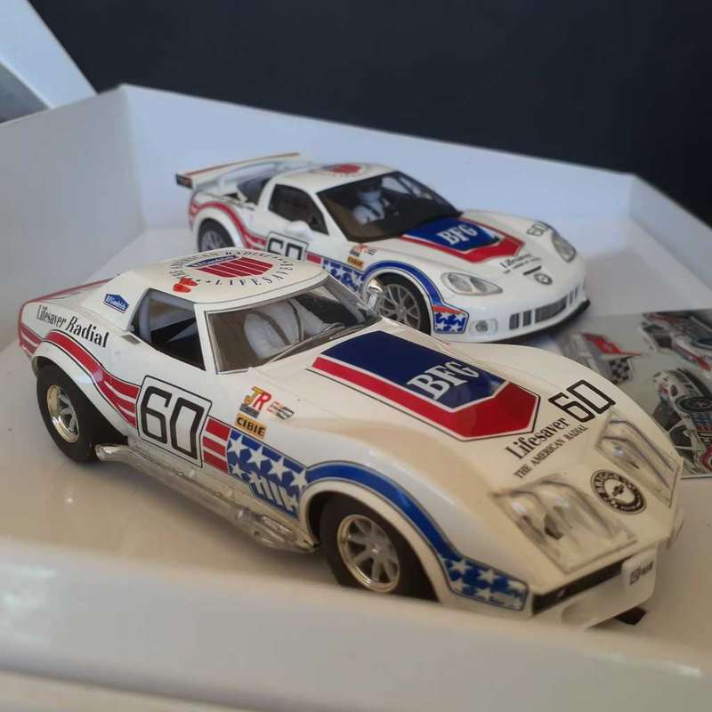 Scalextric C3368A Corvette Limited Edition Celebrating 60 Years of Corvette Boxed