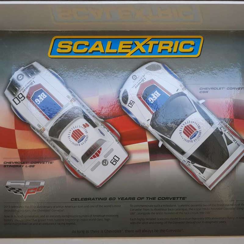 Scalextric C3368A Corvette Limited Edition Celebrating 60 Years of Corvette Boxed