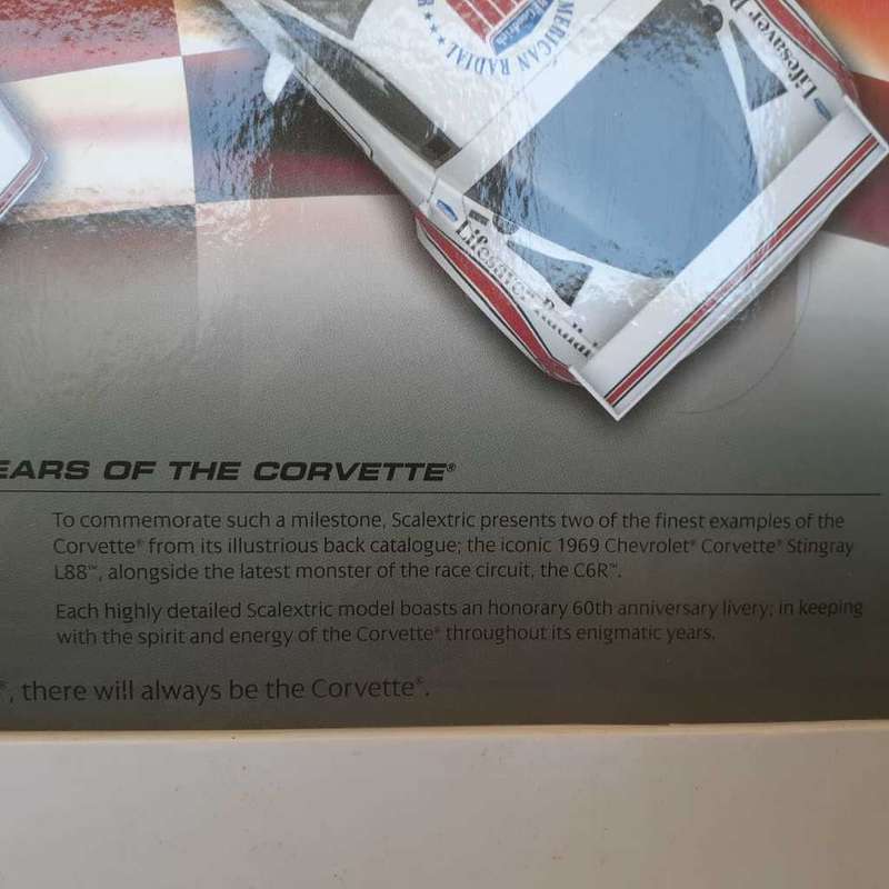 Scalextric C3368A Corvette Limited Edition Celebrating 60 Years of Corvette Boxed