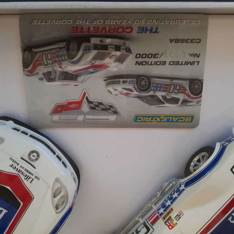 Scalextric C3368A Corvette Limited Edition Celebrating 60 Years of Corvette Boxed