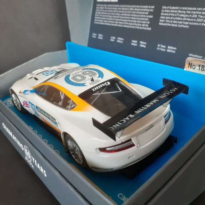 Scalextric C3830A Aston Martin DBR9 Special Issue Celebrating 60 Years of Scalextric Nubered Ltd Ed.