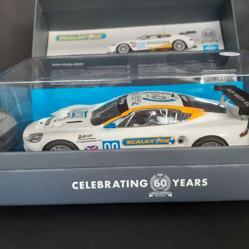 Scalextric C3830A Aston Martin DBR9 Special Issue Celebrating 60 Years of Scalextric Nubered Ltd Ed.