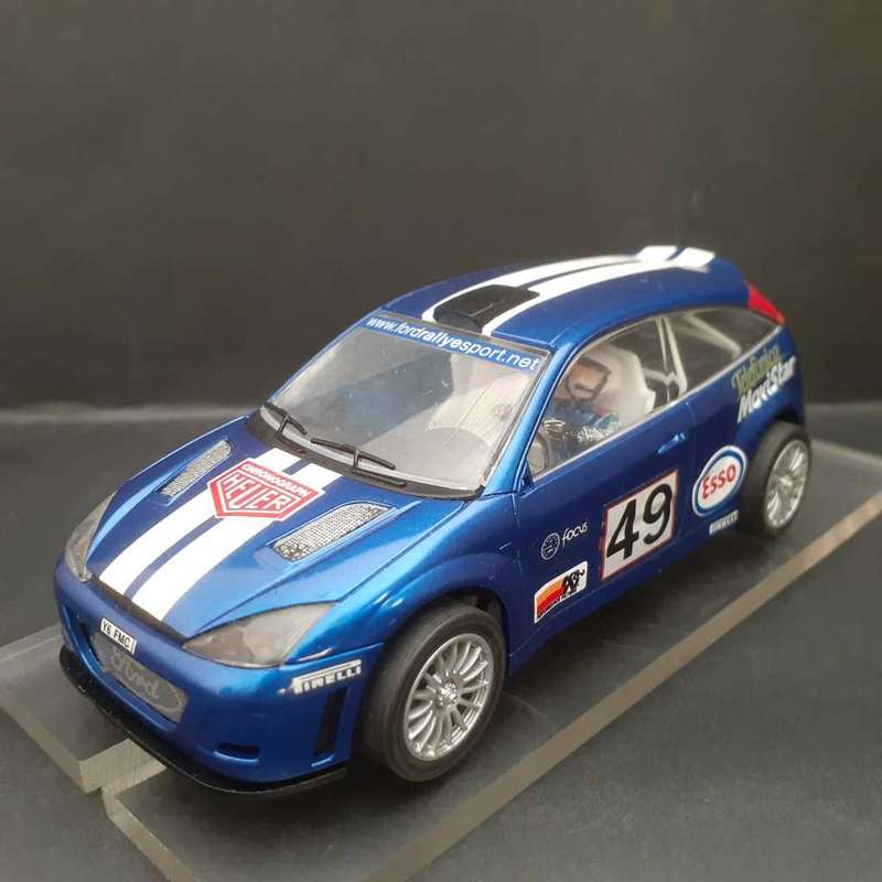 Scalextric/Hornby Ford Focus Static Kit Converted to a Slot Car - Slot-it Motor Fitted