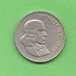 Scarce . Low mintage . Afrikaans 50 cent 1966.
