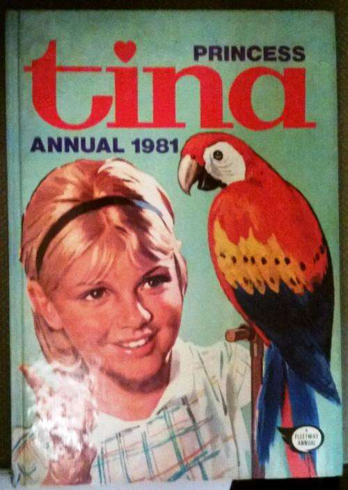 PRINCESS TINA Annual 1981. Hardcover, Good condition.