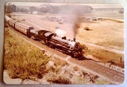Original & Vintage 1980's South African Railways Colour Photograph.