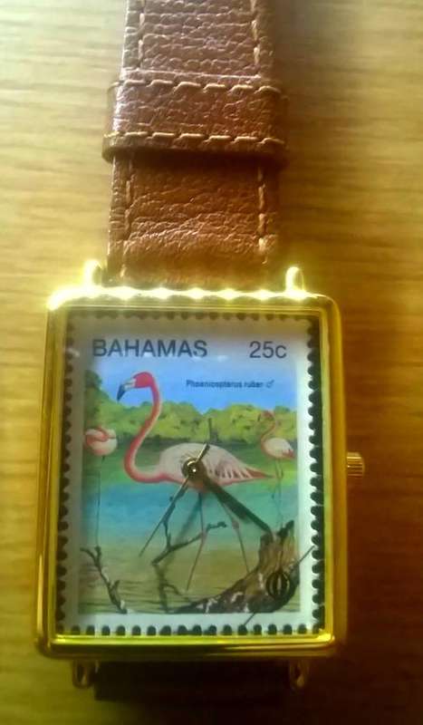 Mark Fondas 25c Bahamas Stamp Watch Collectors Edition number 30308
