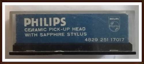 Vintage Philips Ceramic Head with Stylus. GP224 Sapphire for Turntable.New redundant stock item