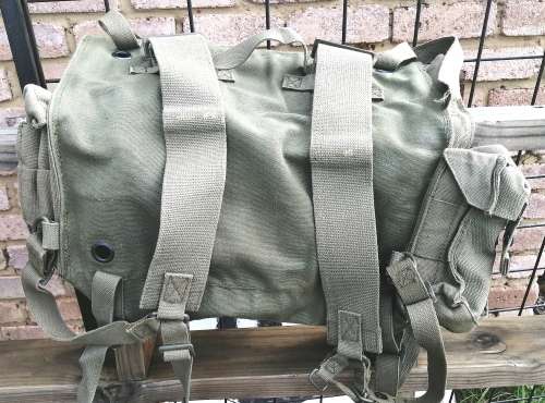 Vintage SADF Patrol Backpack. Canvas material. Good Condition