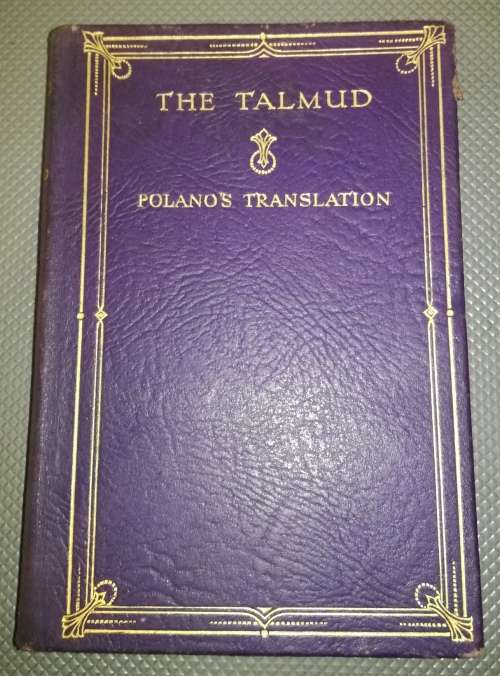 The Talmud, Polano`s Translation Undated, Hardcover Good condition