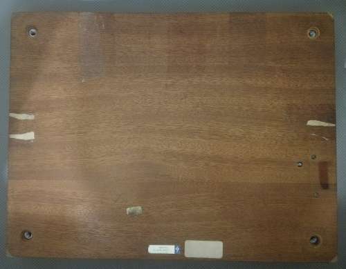 Vintage Handcrafted wooden Italian Chess Table Top ONLY and 2 FREE Books