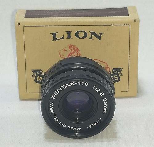 Asahi Pentax Auto 110 Camera Bundle Including Lenses and Filters as per Pictures