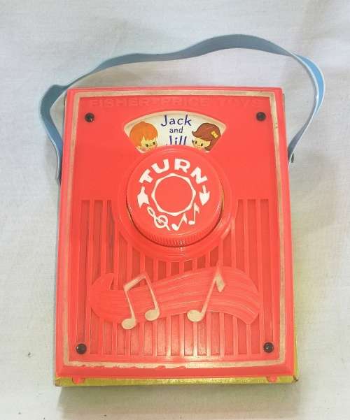Vintage Fisher Price, Jack and Jill Music Box, Pocket Radio. 1964