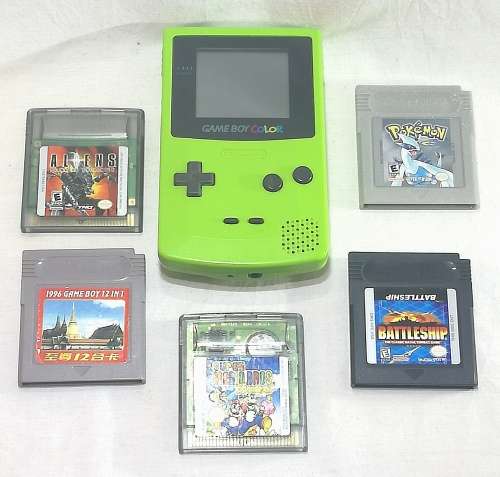 Nintendo Game Boy Color with 5 Games in Working Condition