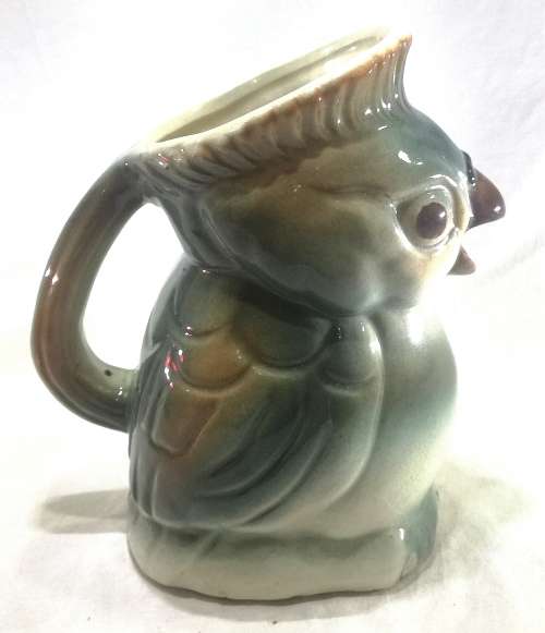 Vintage Ceramic Bird Shaped Pitcher. No damage. 17cm Tall
