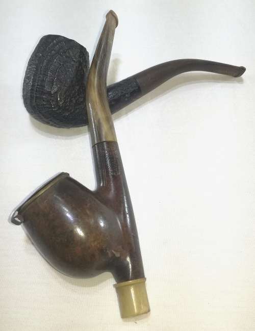 Collection of 3 Tobacco Smoking Pipes