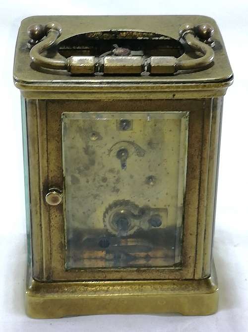 Vintage Small Brass and Gilt Carriage Clock