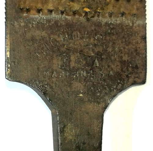 Vintage Nicholson USA Wood Working Halfround Rasp.