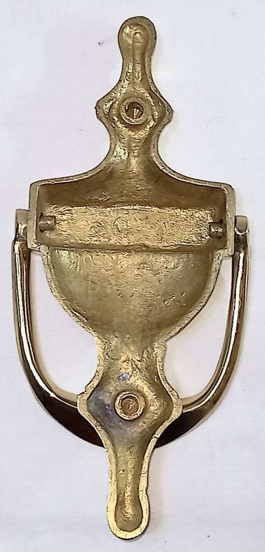 Vintage Style Victorian Door Knocker, Solid Brass. 16,5cm