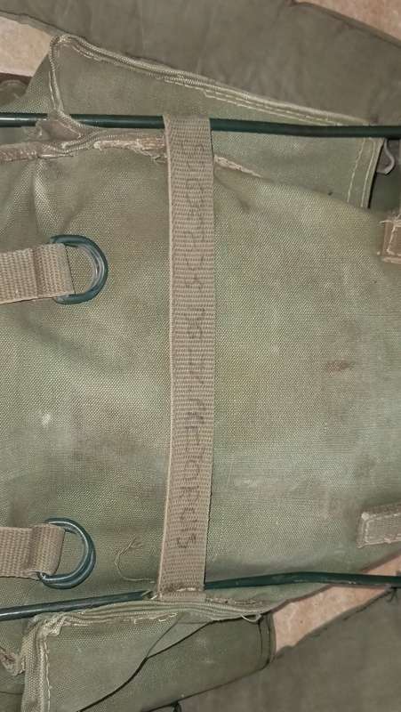 Original Rhodesian Military Backpack with Metal Frame