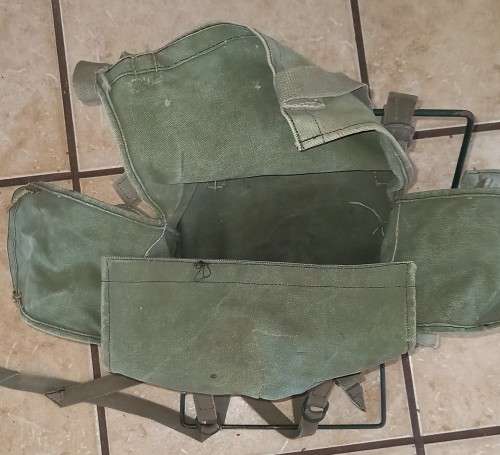 Original Rhodesian Military Backpack with Metal Frame