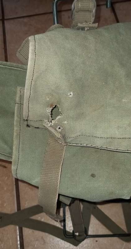 Original Rhodesian Military Backpack with Metal Frame
