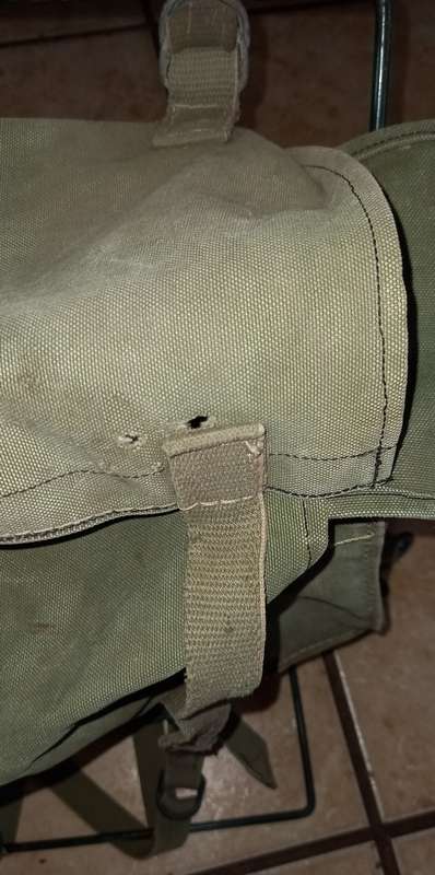 Original Rhodesian Military Backpack with Metal Frame