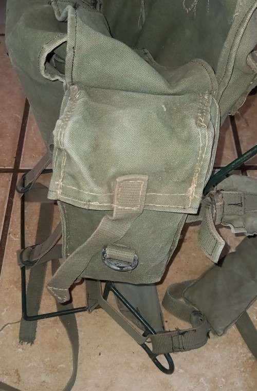 Original Rhodesian Military Backpack with Metal Frame