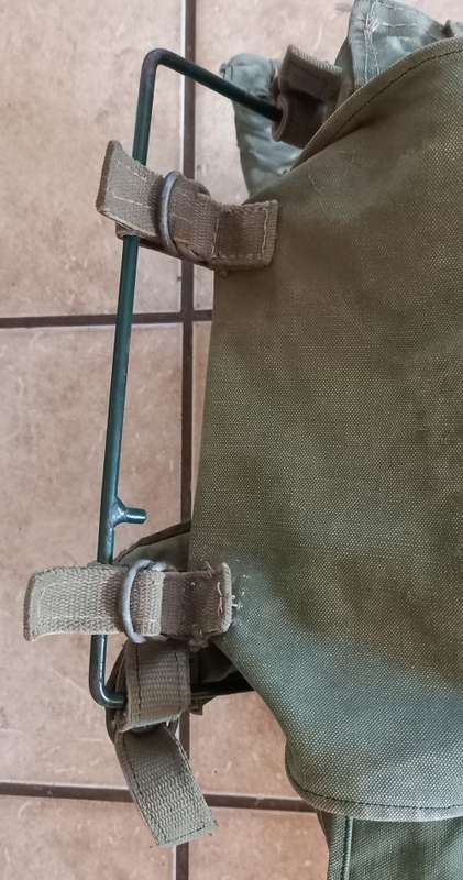 Original Rhodesian Military Backpack with Metal Frame