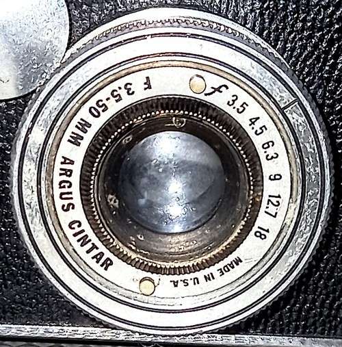 Vintage C2 Argus Cintar `The Brick` 35mm Film Camera in Working Condition