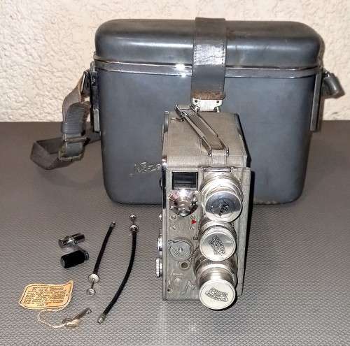Vintage Nizo Heliomatic 2x8mm Model S2R Cine Camera West Germany in working condition