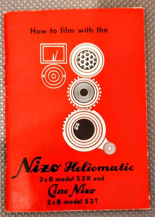 Vintage Nizo Heliomatic 2x8mm Model S2R Cine Camera West Germany in working condition