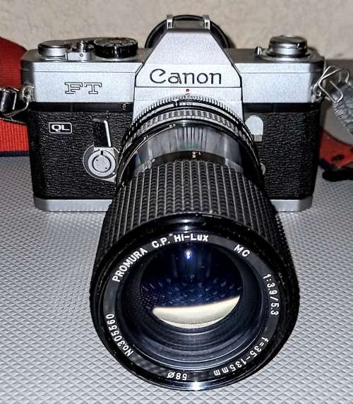 Canon FT QL 35mm Film Camera in Working Condition